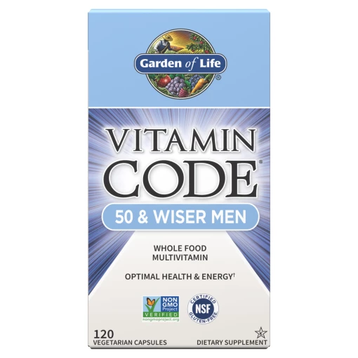 Vitamin Code 50 og Wiser Men's Multi Capsules