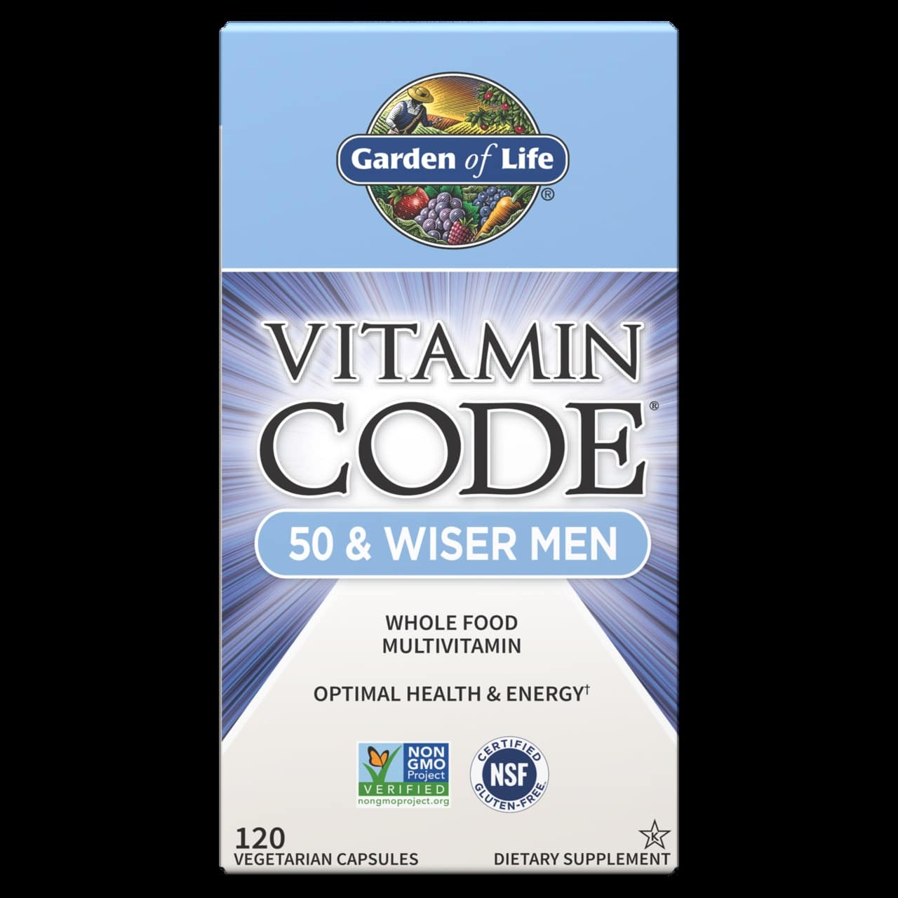 Vitamin Code 50 &amp;amp; Visa Män - 240 kapslar