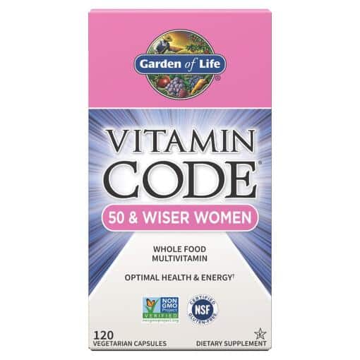 Vitamin Code 50 og Wiser kvinders multikapsler