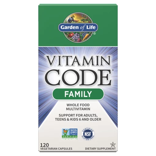 Vitamin Code Family Multivitamin 120 kapsler