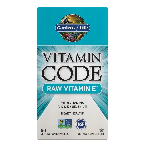 Vitamin Code Rå Vitamin E 60 kapsler