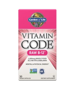 Vitamin Code Raw B-12 1.000mcg kapsler
