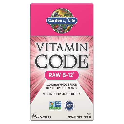 Vitamin Code Raw B-12 1.000mcg kapsler