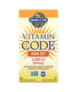 Vitamin Code Raw D3 2000 IE kapsler