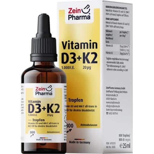 Vitamin D3 + K2 - 25 ml.