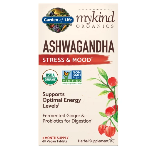 mykind Organics Ashwagandha 60 tabletter