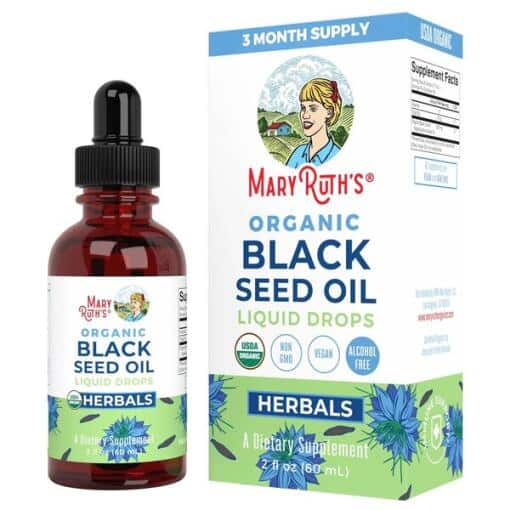 Organic Black Seed Oil Liquid Drops - 60 ml.