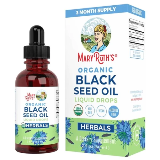 Organic Black Seed Oil Liquid Drops - 60 ml.