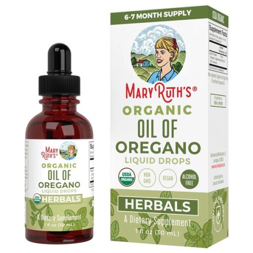 Organic Oil of Oregano Liquid Drops - 30 ml.