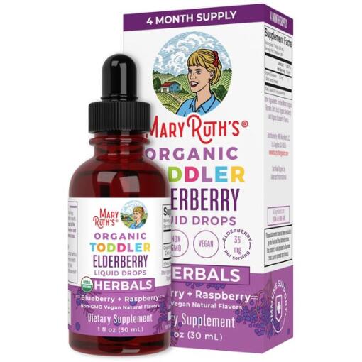 Organic Toddler Elderberry Liquid Drops
