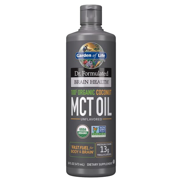 Dr. Formulated Ekologisk Hjärnhälsa MCT-olja - 473 ml