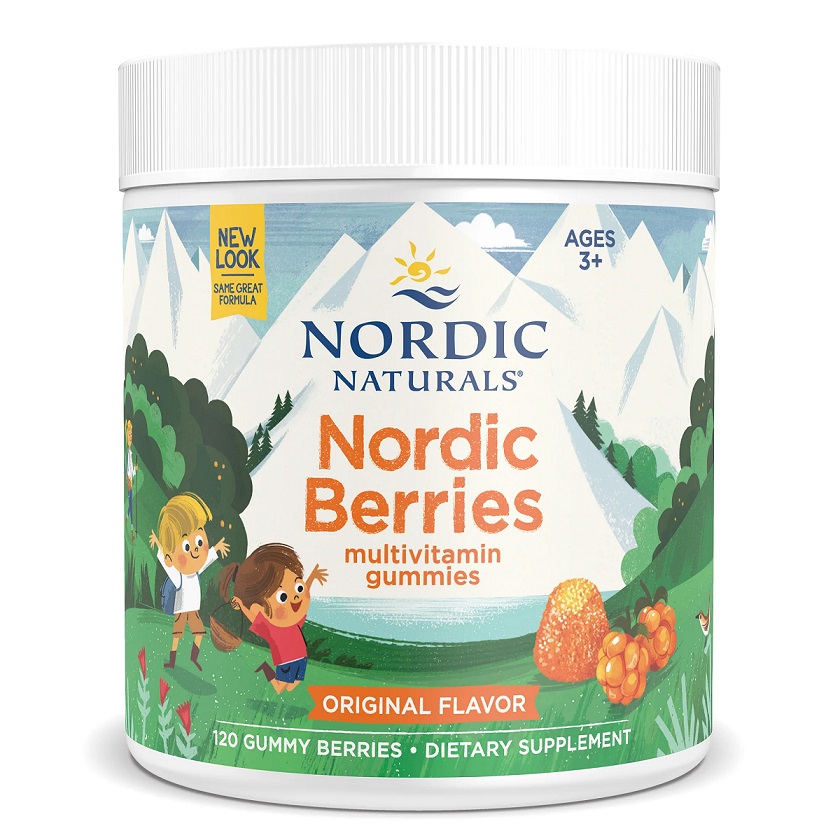 Nordiska Bär Multivitamin, Original Smak - 120 gummibjörnar