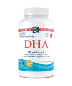 Nordic Naturals - DHA 830mg Strawberry - 180 softgels