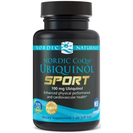 Nordic Naturals - Nordic CoQ10 Ubiquinol Sport 60 softgels