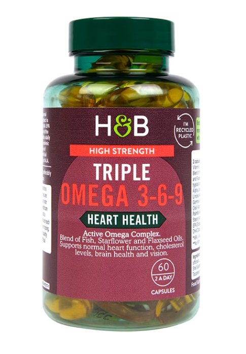 Högstyrka Triple Omega 3-6-9 - 60 kapslar