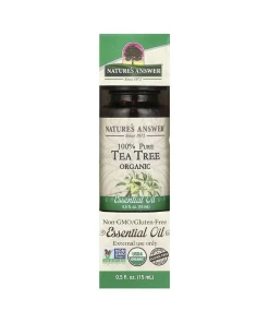 100% Pure Tea Tree Organic Essential Oil - 15 ml.