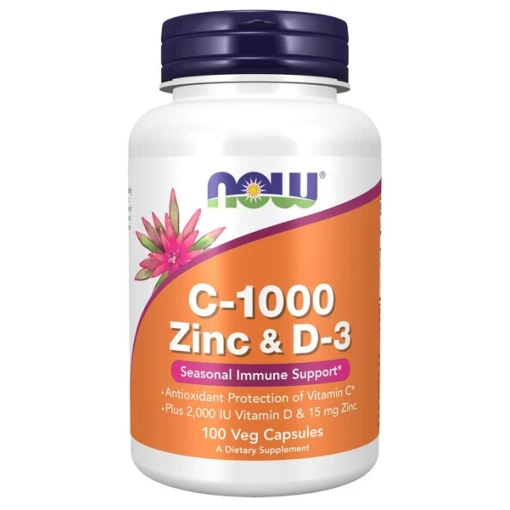 C-1000 Zinc & D-3 - 100 vcaps