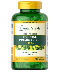 Puritan's Pride - Aftonprimsolja, 1300 mg - 120 mjuka gelatinkapslar