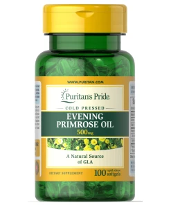 Puritan's Pride - Aftonprimsolja, 500 mg - 100 mjuka gelatinkapslar
