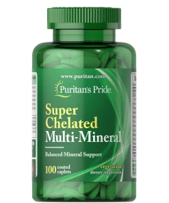 Puritan's Pride - Super Kelaterat Multimineral - 100 tabletter
