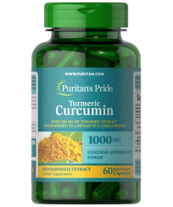 Puritan's Pride - Gurkmeja Curcumin, 1000 mg - 60 kapslar