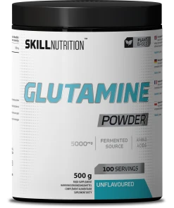 Skill Nutrition - Glutaminpulver, Osmaksatt - 500g