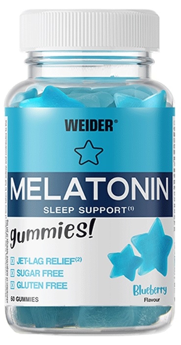 Weider - Melatonin, Blåbär - 60 gummibjörnar