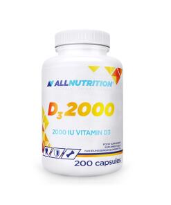 Allnutrition - Vitamin D3 2000, 2000 IE (EAN 5902837755304) - 200 kapslar