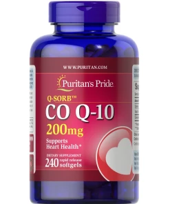Puritan's Pride - CoQ10, 200 mg - 240 mjuka gelatinkapslar