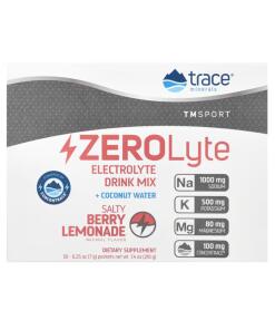 Spårmineraler - ZEROLyte, Salt Bär Lemonad - 30 påsar