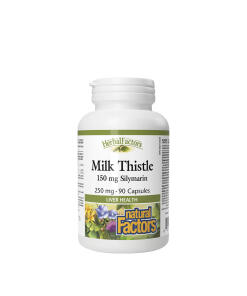 Natural Factors Milk Thistle 250 mg/150 mg Silymarin (90 Capsules)