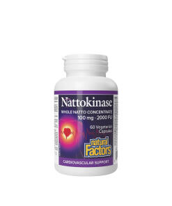 Natural Factors Nattokinase 100 mg (60 Veggie Capsules)