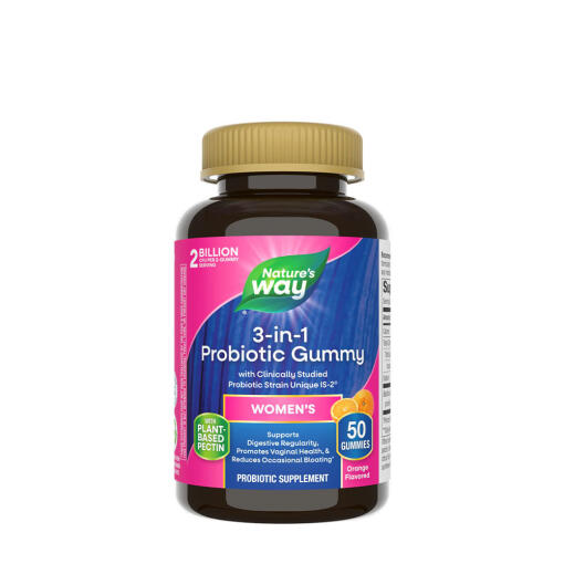 Nature's Way - 3-in-1 Probiotic Women's Gummy (50 Gummies)