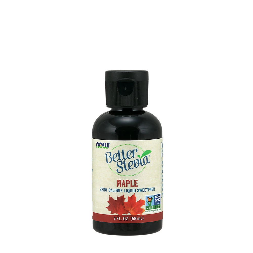 NOW Foods - BetterStevia Flytande, Lönnsirap (59 ml)