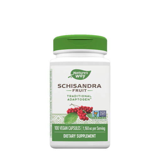 Natures Way Schisandra Fruit (100 Capsules)