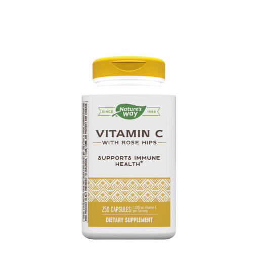 Natures Way Vitamin C with Rose Hips (250 Capsules)