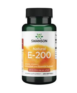 SWANSON Witamina E Naturalna 200IU 250kaps