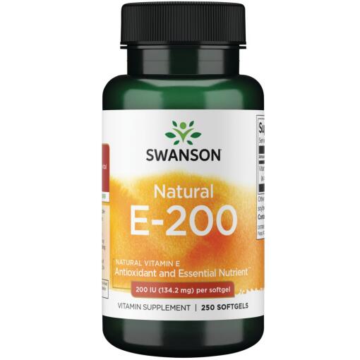 SWANSON Witamina E Naturalna 200IU 250kaps