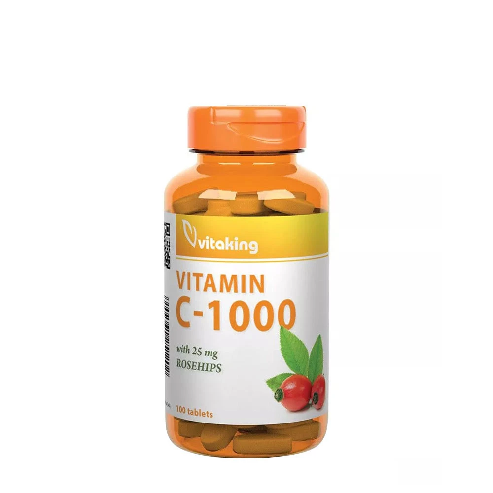 Vitaking - Vitamin C 1000 mg med Nypon, 100 Tabletter