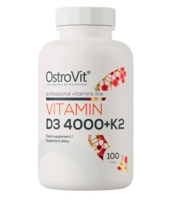 Vitamin D3 4000 + K2 - 100 tablets