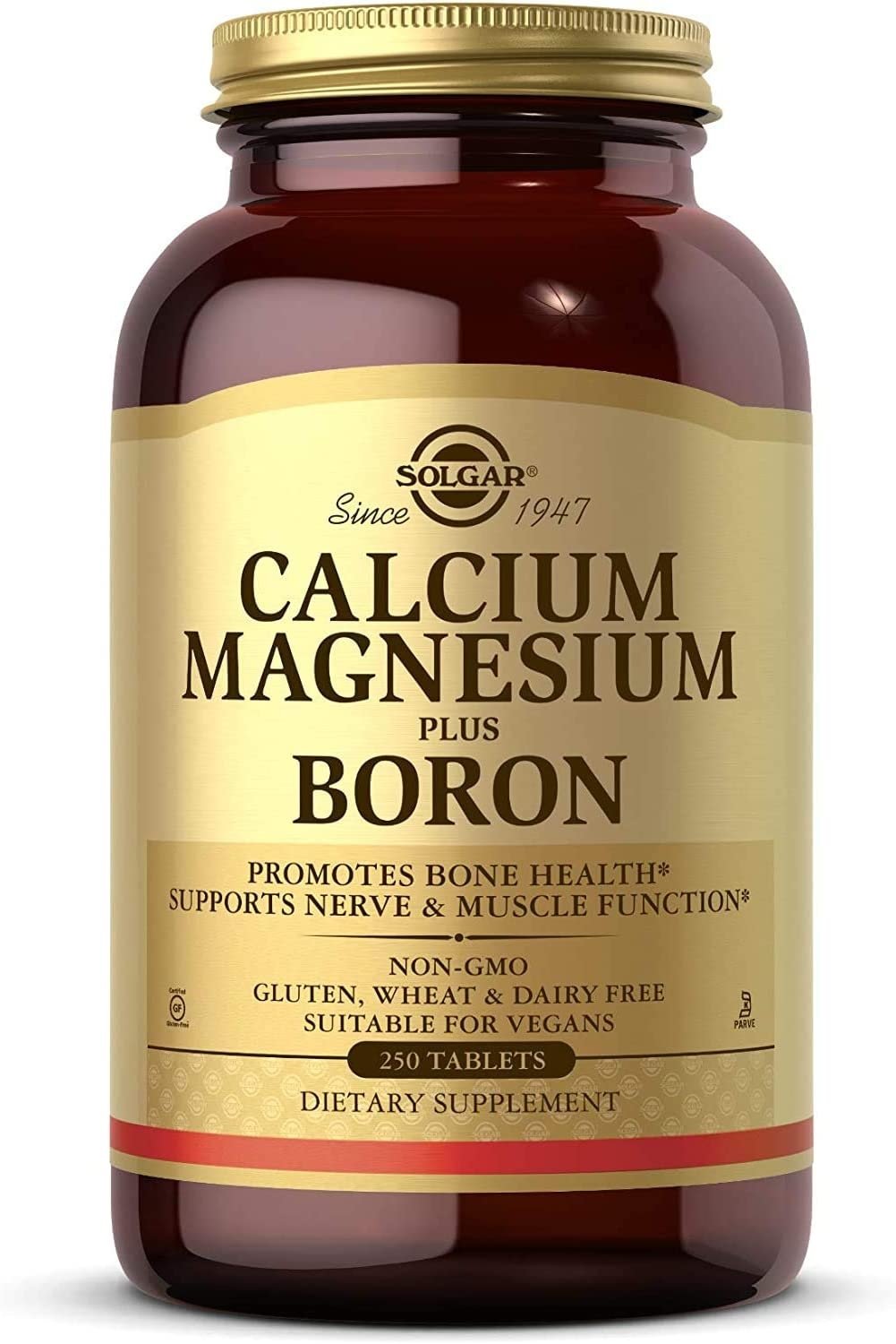 Solgar - Kalcium Magnesium plus Bor, 250 tabletter