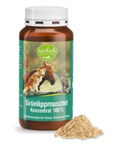 TIERLIEB 100 % Green-lipped mussel concentrate for dogs and cats (150 g / 5