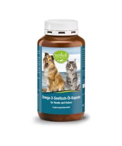 TIERLIEB Omega 3 oil for dogs and cats (400 caps)