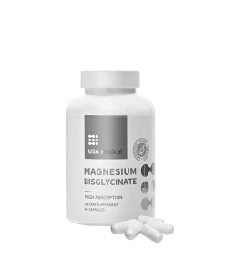 USA medical Magnesium Bisglycinate (60 Capsules)