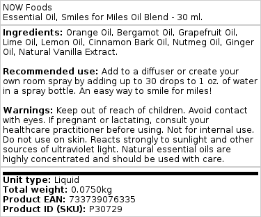 Smiles for Miles-olieblanding - 30 ml