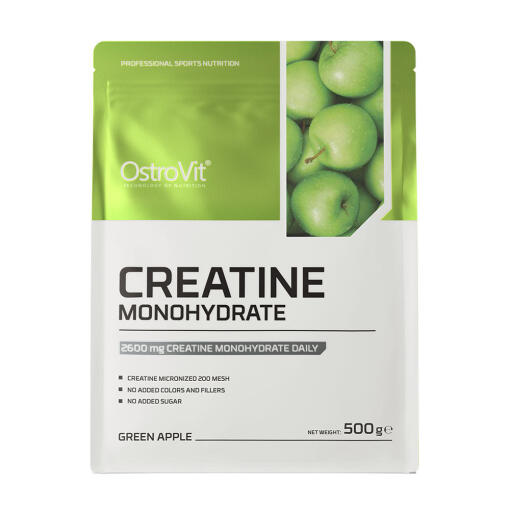 OstroVit - Kreatinmonohydrat, Grönt Äpple - 500g - Bild 3