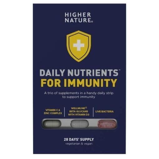Daglige næringsstoffer til immunitet - 28 dages forsyning (kapsler og tabs)