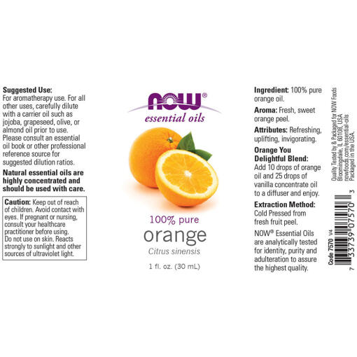 Orange Oil Pure - 30 ml.