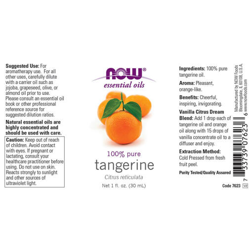 Tangerine Oil - 30 ml.