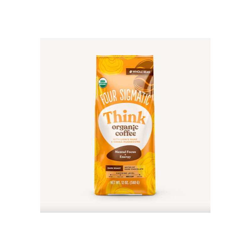 Four Sigmatic - Kaffeblandning med Helbönor och Lion's Mane-svamp, storlek